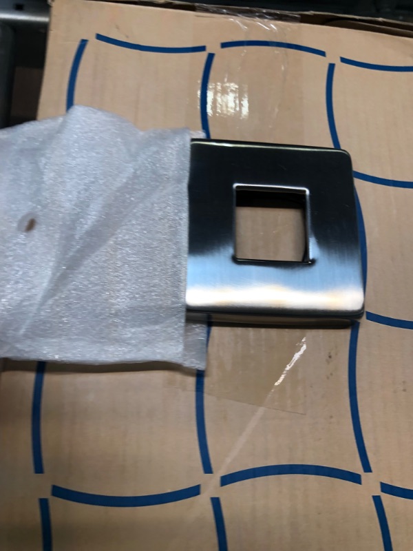 Photo 1 of Shower Arm with Flange 24 Inches Ceiling Mount Square Straight Extender Extension Pipe Replacement, Extra Long Shower Arm For Fixed Rain Shower Head or High Ceiling, NPT 1/2 to G1/2, Brushed Nickel 24inch Brushed Nickel