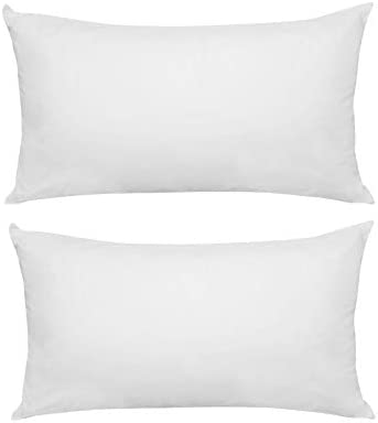 Photo 1 of 
Pal Fabric 12"x24" Rectangular Pillow Insert for Sham or Decorative Pillow Made in USA (Set of 2-12x24)
Style Name:Set of 2 -12x24