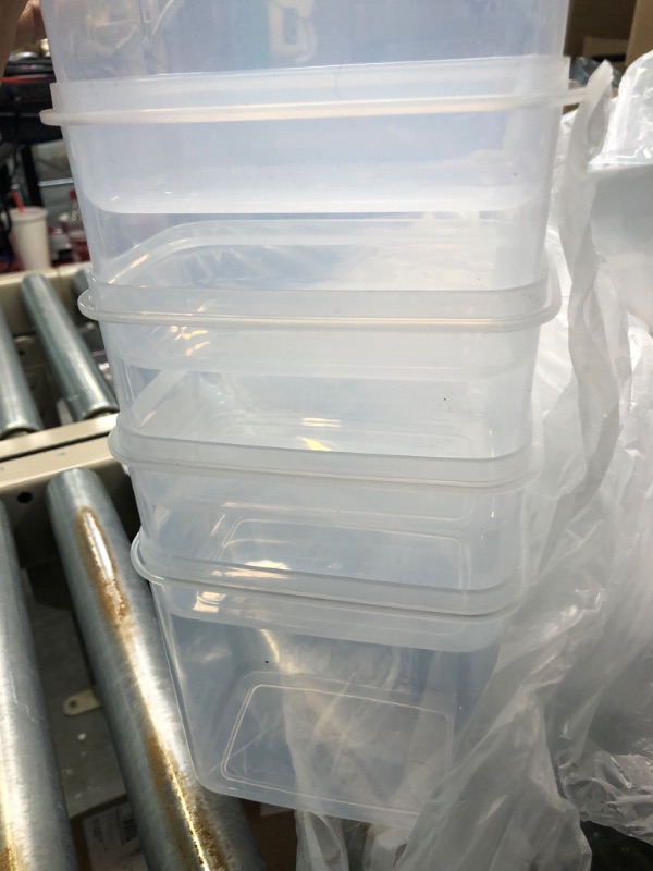 Photo 4 of  Food storage Containers Set with Lids, Plastic Leak-Proof BPA-Free Containers for Kitchen Organization, Meal Prep, Lunch Containers (Includes Labels)