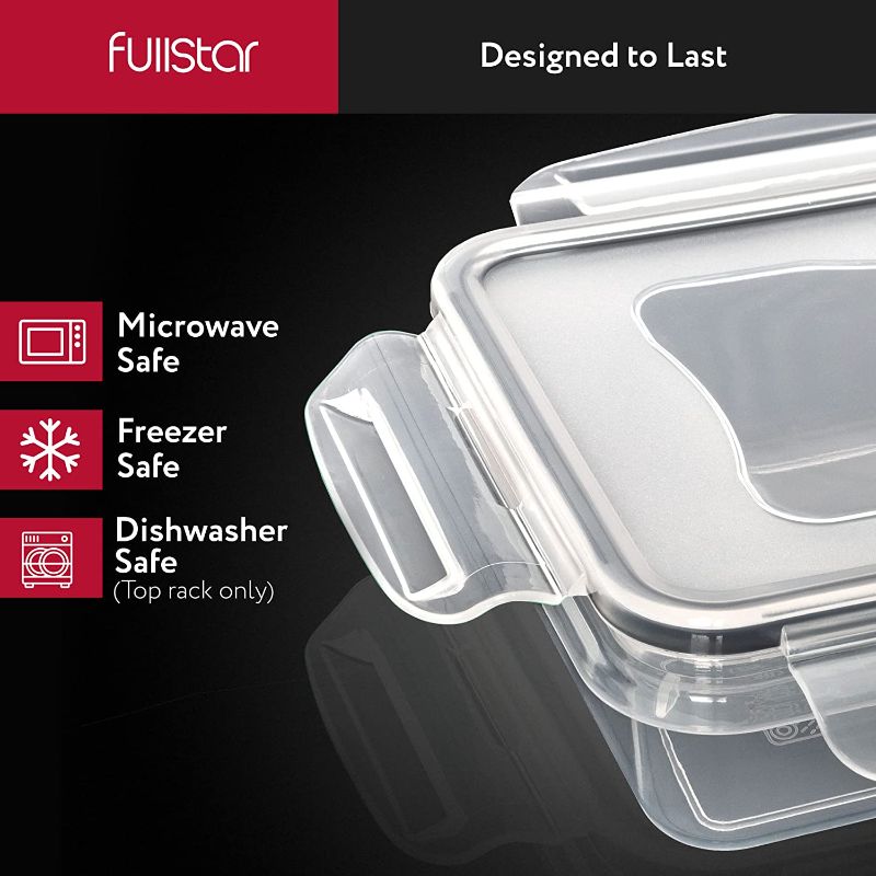 Photo 1 of  Food storage Containers Set with Lids, Plastic Leak-Proof BPA-Free Containers for Kitchen Organization, Meal Prep, Lunch Containers (Includes Labels)
