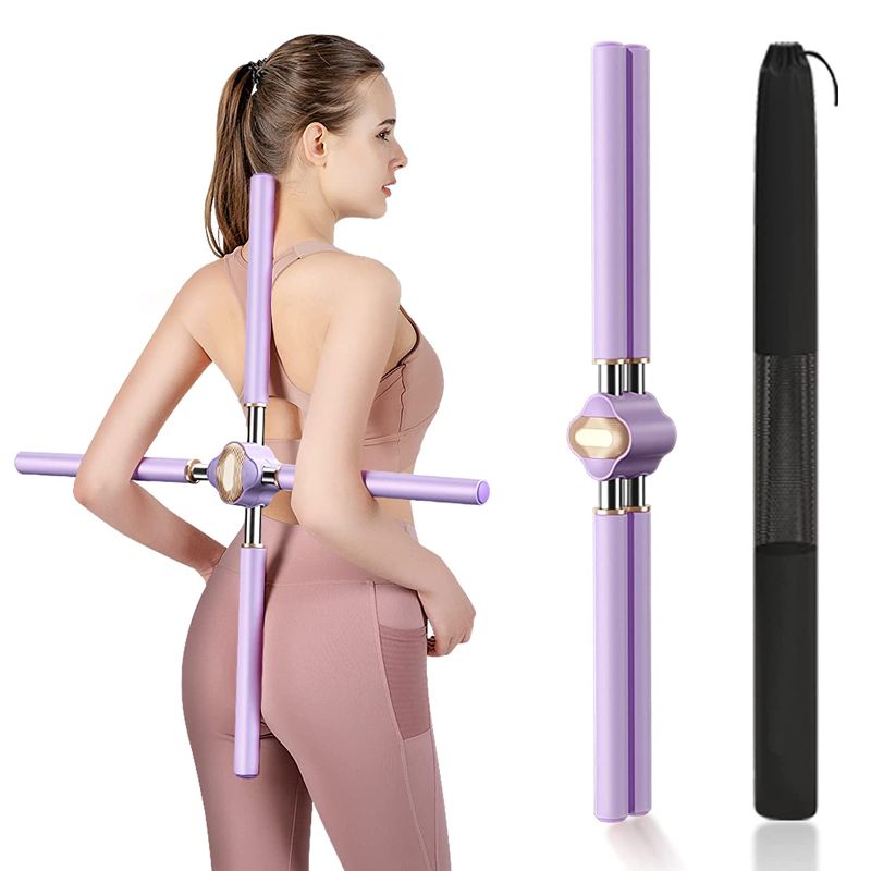 Photo 1 of 
Back Straightener Posture Corrector for Women, Yoga Sticks Stretching for Posture Tool , Humpback Correction Sticks Stretching Tool, Retractable Back Brace...