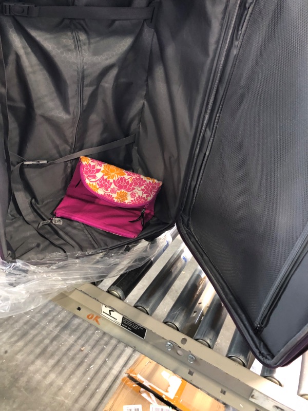 Photo 3 of 
U.S. Traveler Rio Rugged Fabric Expandable Carry-on Luggage, Purple, 2 Wheel