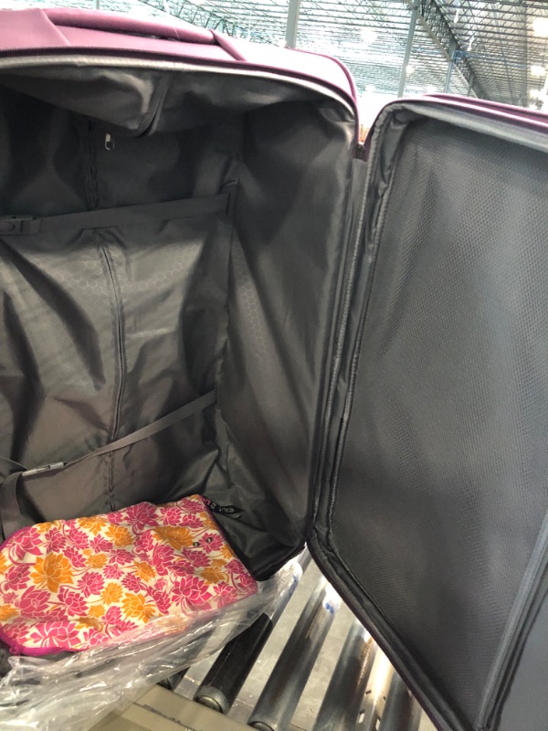 Photo 5 of 
U.S. Traveler Rio Rugged Fabric Expandable Carry-on Luggage, Purple, 2 Wheel