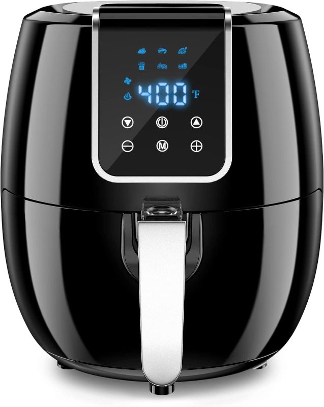 Photo 1 of 
6-in-1 Air Fryer, 7-Quart/6.5L Smart Electric Hot Airfryer Combo Oven Oilless Cooker, 1800W Large Capacity Multifunction Health fryer with LCD Digital...