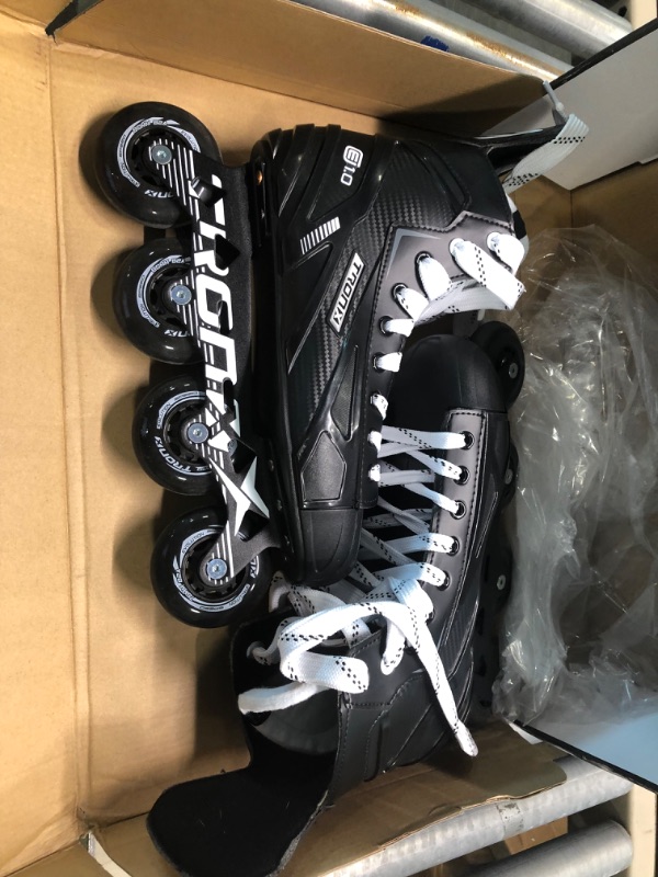 Photo 3 of 
TronX E1.0 Senior Adult Inline Roller Hockey Skates
Size:9.5