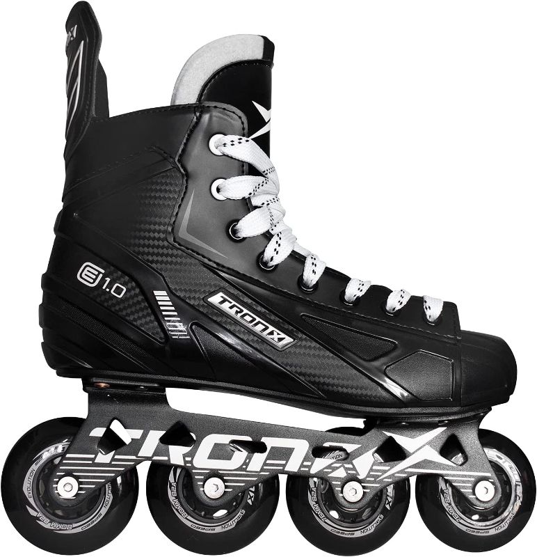 Photo 1 of 
TronX E1.0 Senior Adult Inline Roller Hockey Skates
Size:9.5