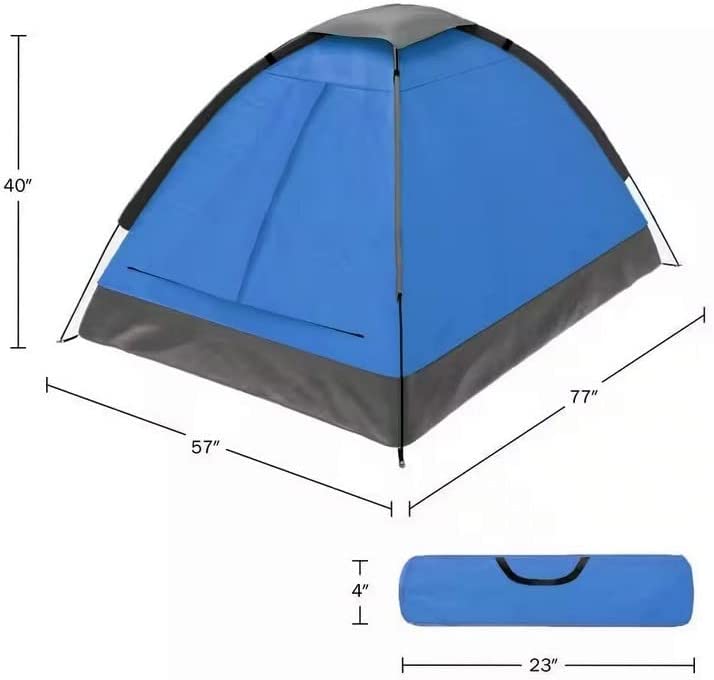 Photo 1 of 2-Person Camping Tent – Includes Rain Fly and Carrying Bag – Lightweight Outdoor Tent for Backpacking, Hiking, or Beach by Wakeman Outdoors
Color:Dome