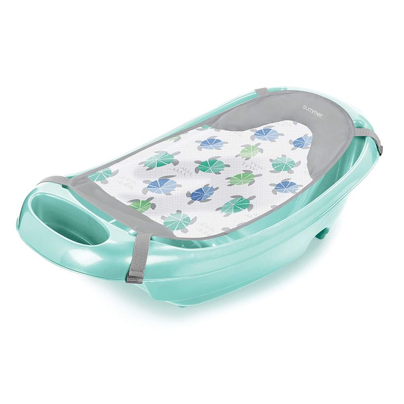 Photo 1 of 
Summer Splish 'n Splash Newborn to Toddler Tub (Aqua) - 3-Stage Tub for Newborns, Infants, and Toddlers - Includes Fabric Newborn Sling, Cushioned.