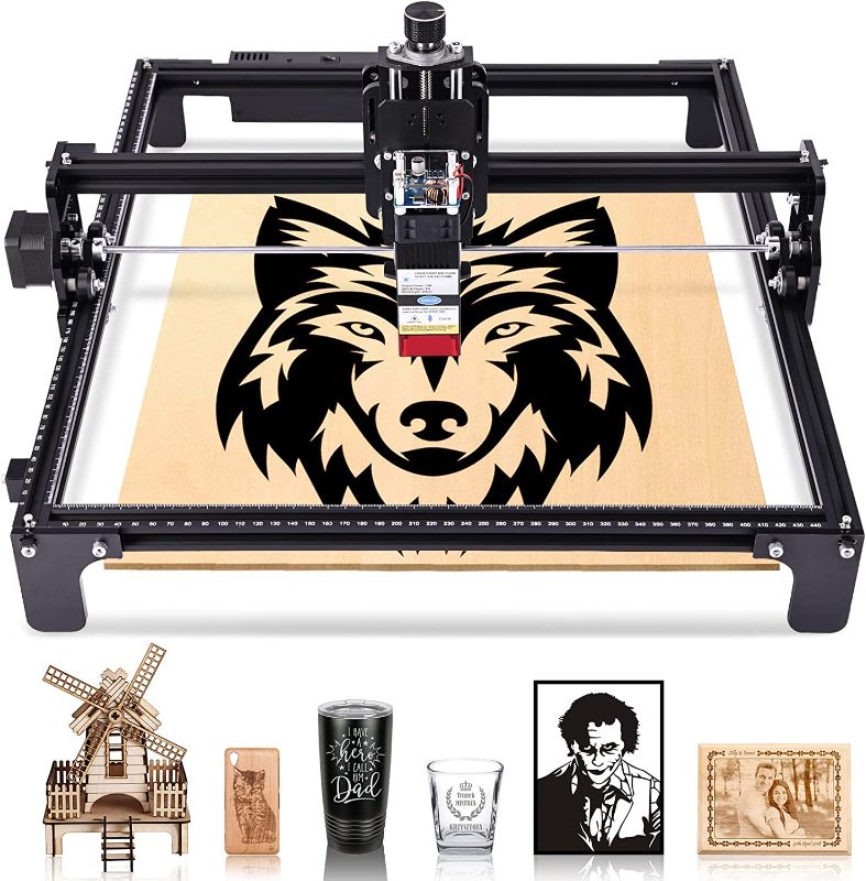 Photo 1 of 
4240 Laser Engraver, 20W Laser Engraving Cutting Machine, Laser Machine 5W Output Power, Laser Cutter for Metal and Wood with 16.5��”x15.75” Large