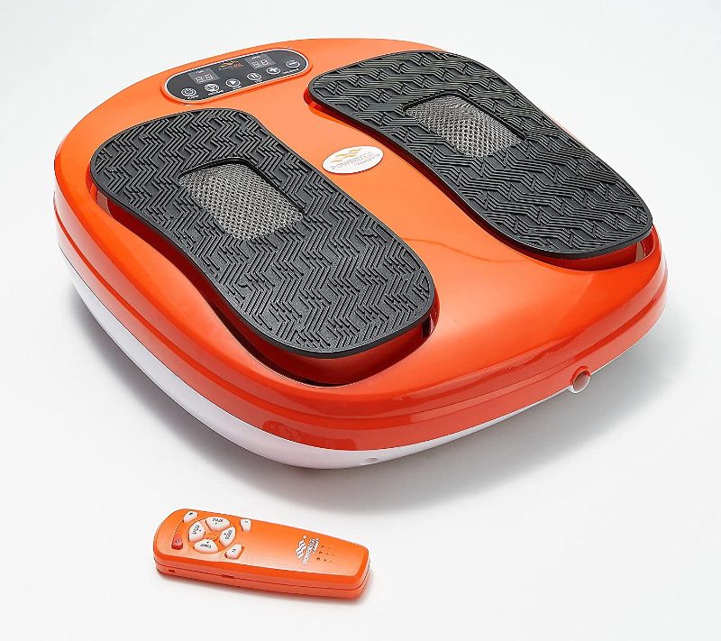 Photo 1 of 
Powerfit Power Legs Vibrating Foot Massager Platform wAcupressure (Renewed), Orange
