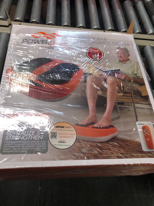 Photo 3 of 
Powerfit Power Legs Vibrating Foot Massager Platform wAcupressure (Renewed), Orange
