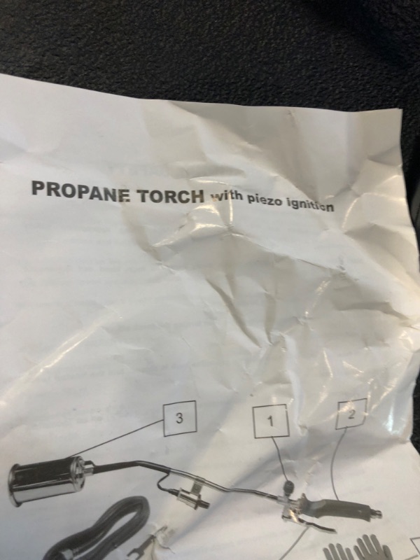 Photo 3 of 
Flame  Propane Torch Kit  Burner,  with Piezo Igniter (Self Igniting), with  Hose Regulator Assembly