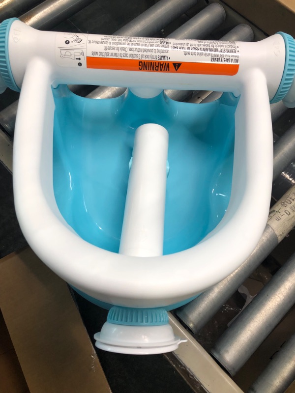 Photo 1 of Summer My Bath Seat (Aqua) - Baby Bathtub Seat for Sit-Up Bathing, Provides Backrest Support and Suction Cups for Stability - This Baby Bathtub is Easy to Set-Up, Remove, and Store