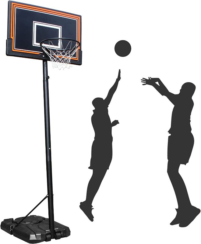 Photo 1 of 
PayLessHere 44in Portable Basketball Hoop Basketball Goal Height Adjustable 7-10FT Basketball System Stand with Blackboard & Wheels Basketball Hoop...
