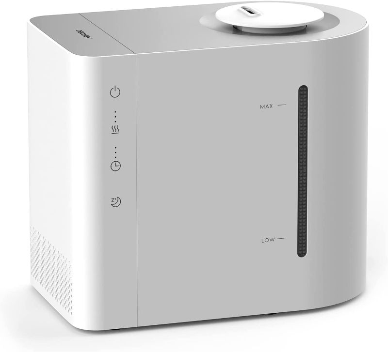 Photo 1 of 
Cool Mist Humidifiers for Bedroom (4.3L), AIRROBO Quiet Top Fill Ultrasonic Humidifiers for Babies Nursery, Office, Indoor Plants -Lasts Up To 40 Hours,...