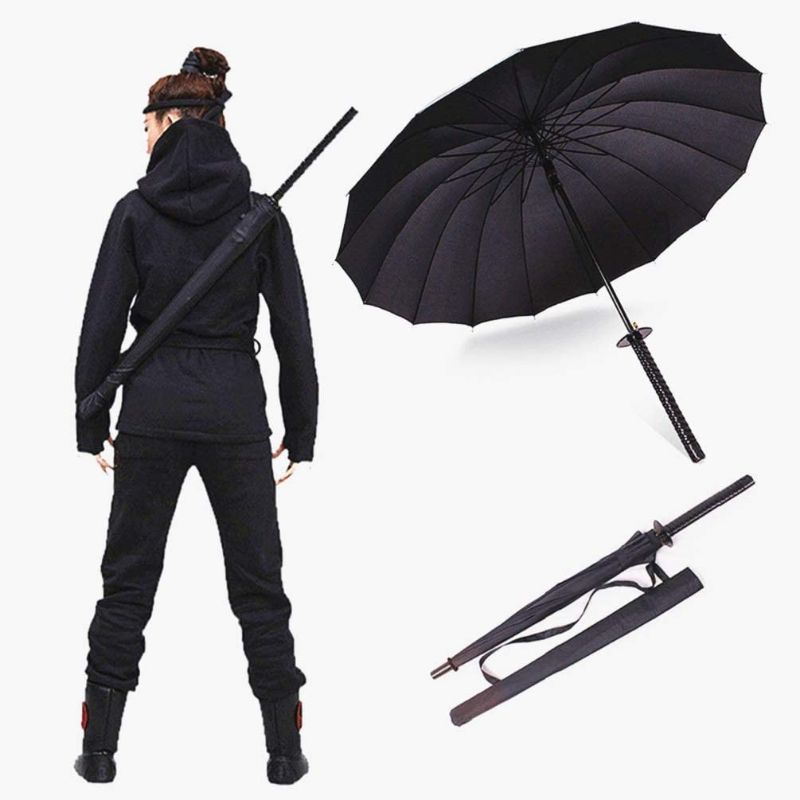 Photo 1 of 
Sword Umbrella Katana Umbrella Samurai Sword Umbrella Japanese Umbrella Samurai Umbrella Creative Strong Windproof Semi-Automatic Knife Umbrella Decoration...