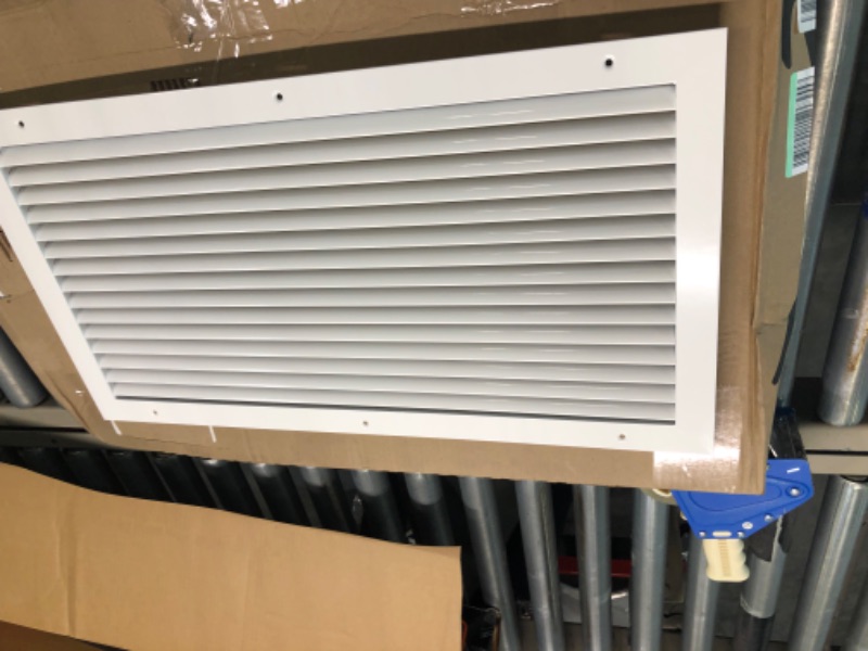 Photo 1 of 
14" x 26" Return Air Grille - Sidewall and Ceiling - HVAC Vent Duct Cover Diffuser - [White] 