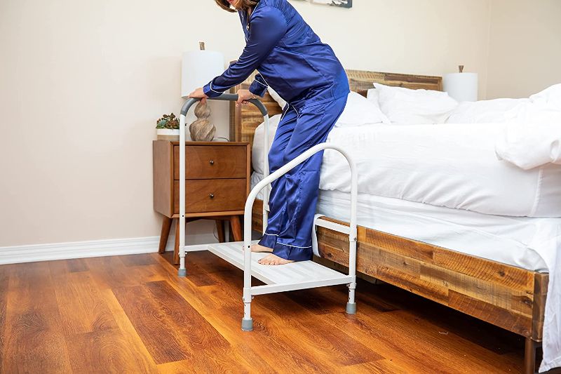 Photo 1 of 
Step2Bed Bed Rails For Elderly with Adjustable Height Bed Step Stool &  - Portable Medical Step Stool comes with Handicap...
