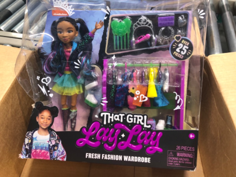 Photo 2 of 
Just Play That Girl Lay Lay Fresh Fashions Wardrobe, Doll and Accessories, Kids Toys for Ages 6 Up, and Presents
