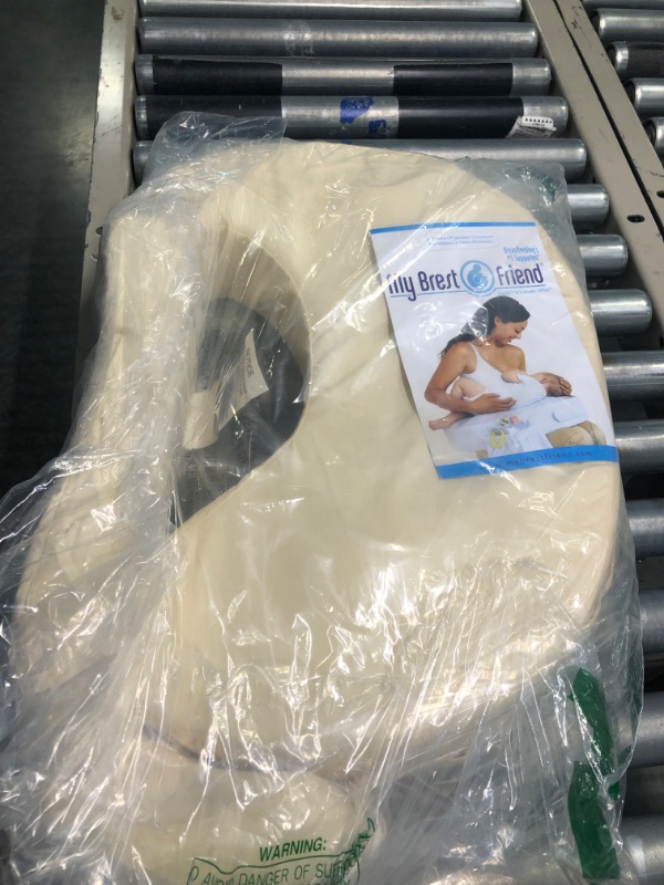 Photo 2 of My Brest Friend Original Nursing Posture Pillow With Organic Cotton Slipcover, Cream