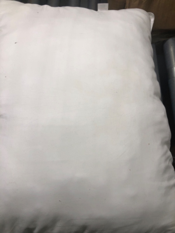 Photo 1 of Amazon Basics Down Alternative Bed Pillows, Medium Density for Back and Side Sleepers - Standard, 2-Pack,white Standard (Pack of 2) Medium Pillow (Pack of 2)