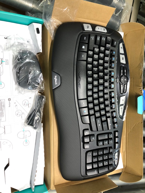 Photo 3 of Logitech MK570 Wireless Wave Keyboard and Mouse Combo, Black