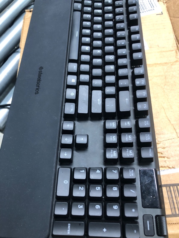 Photo 4 of New SteelSeries Apex Pro TKL 2023 Ed.- World's Fastest Mechanical Gaming Keyboard - Adjustable Actuation - Esports Tenkeyless - OLED Screen - RGB - PBT Keycaps - USB-C Apex Pro TKL 2023 Wired Keyboard