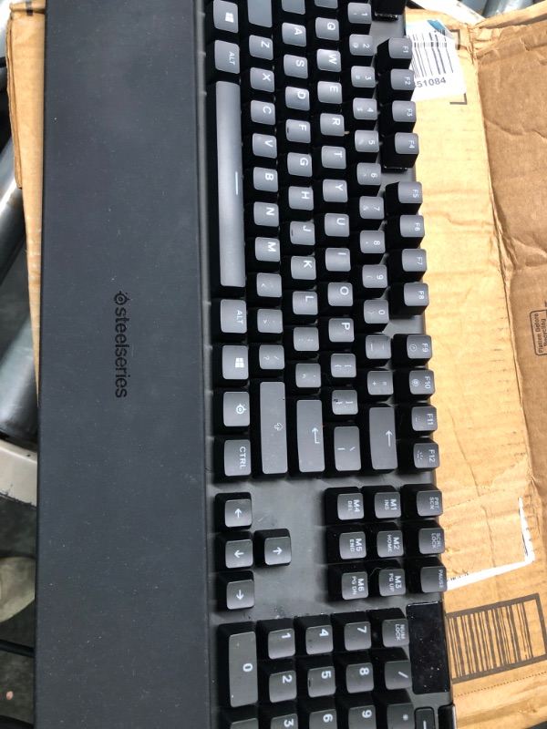 Photo 2 of New SteelSeries Apex Pro TKL 2023 Ed.- World's Fastest Mechanical Gaming Keyboard - Adjustable Actuation - Esports Tenkeyless - OLED Screen - RGB - PBT Keycaps - USB-C Apex Pro TKL 2023 Wired Keyboard