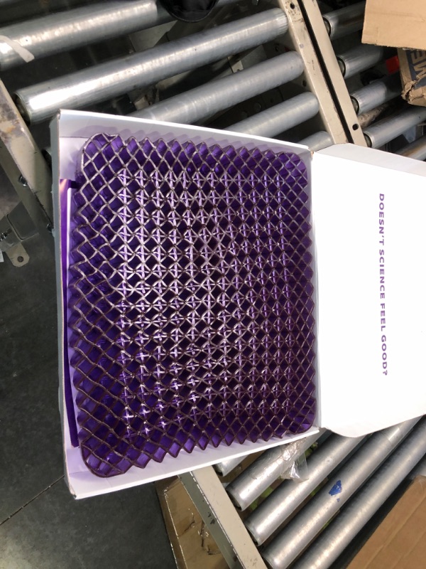 Photo 2 of 
Purple Double Seat Cushion | Pressure Reducing Grid Designed for Ultimate Comfort | Designed for Office Chairs | Made in The USA