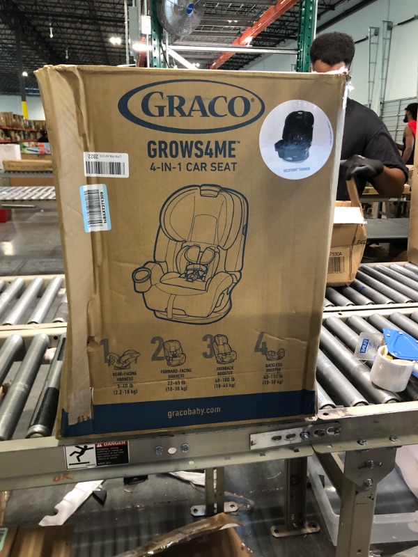 Photo 3 of Graco Grows4Me 4 in 1 Car Seat, Infant to Toddler Car Seat with 4 Modes, West Point brand new, opened box to take pictures