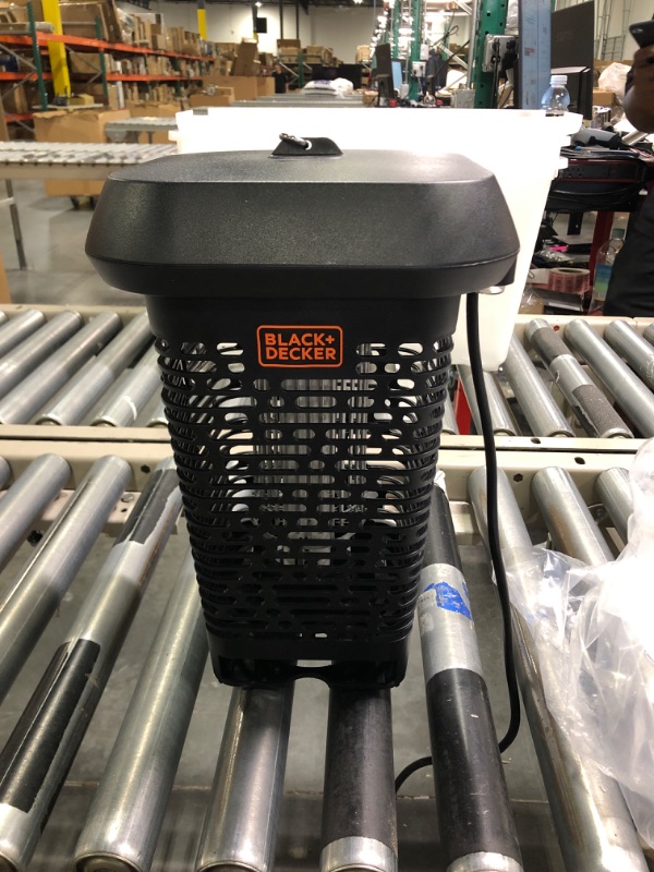 Photo 1 of Black+decker Bug Zapper | Electric UV Insect Catcher Killer for Flies, Mosquitoes, Gnats Other Small to Large fl