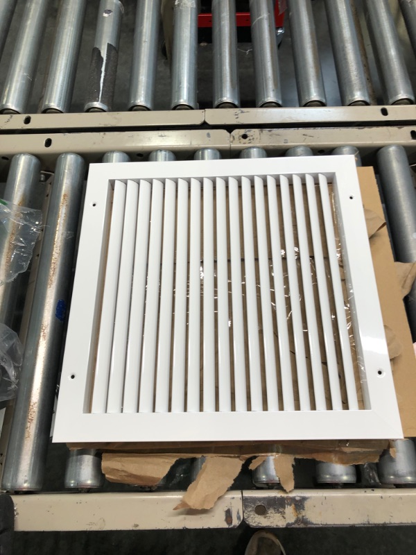 Photo 2 of 16" X 16" Aluminum Return Grille - Easy Air Flow - Linear Bar Grilles [Outer Dimensions: 18.5"w X 18.5"h]