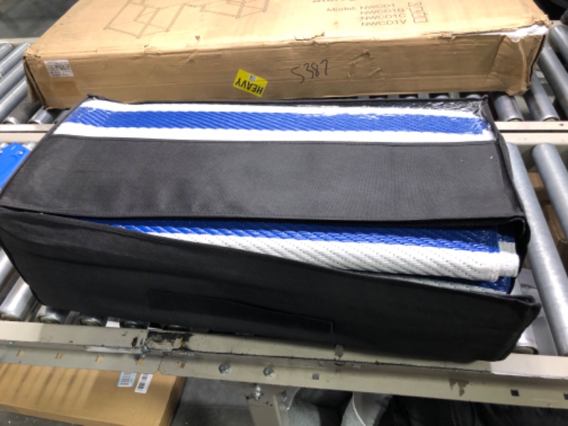 Photo 2 of  Ground Mat, Blue and White with carrying case