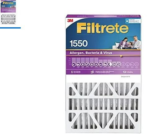 Photo 1 of 3M Filtrete 25 in. W x 20 in. H x 5 in. D Pleated Air Filter
