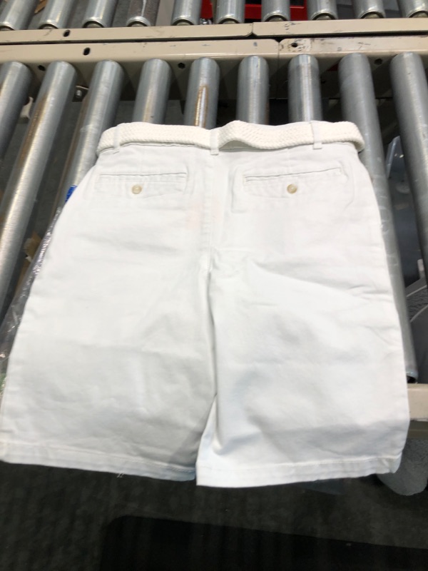 Photo 2 of Boys Belted Chino Shorts - Simplywht, Gymboree