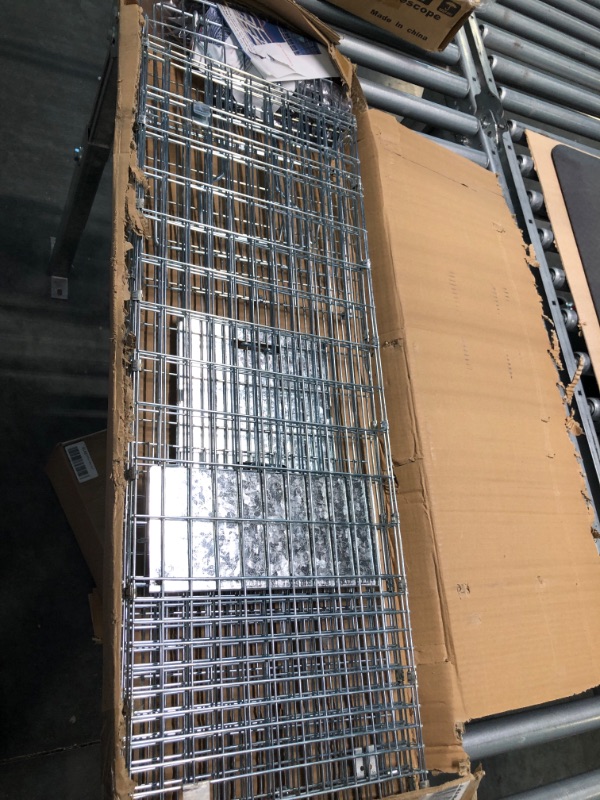 Photo 1 of ANT MARCH Live Animal Cage Trap 32''x11.5"x13" Steel Humane Release Rodent Cage with Gloves for Rabbits, Stray Cat, Squirrel, Raccoon, Mole, Gopher, Chicken, Opossum, Skunk, Chipmunks, Groundhog