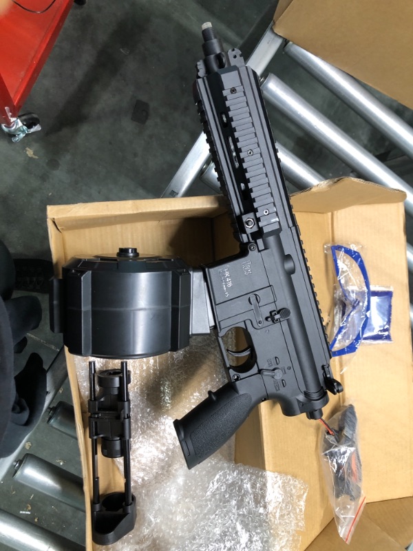 Photo 1 of VDD Gel Ball Blaster HK416C - Includes 10000 Gel Balls - 1:1 Scale - for Outdoor Fighting Shooting Game - Age 16+