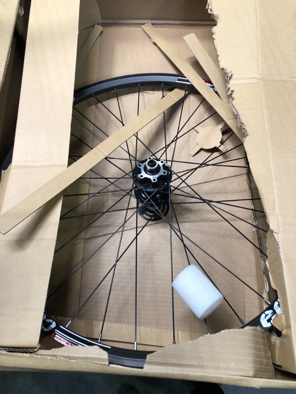 Photo 3 of Corki Dual Disc Mountain Bike Wheels 26 27.5 29 x1.5-2.6 Inch Aluminum Alloy
