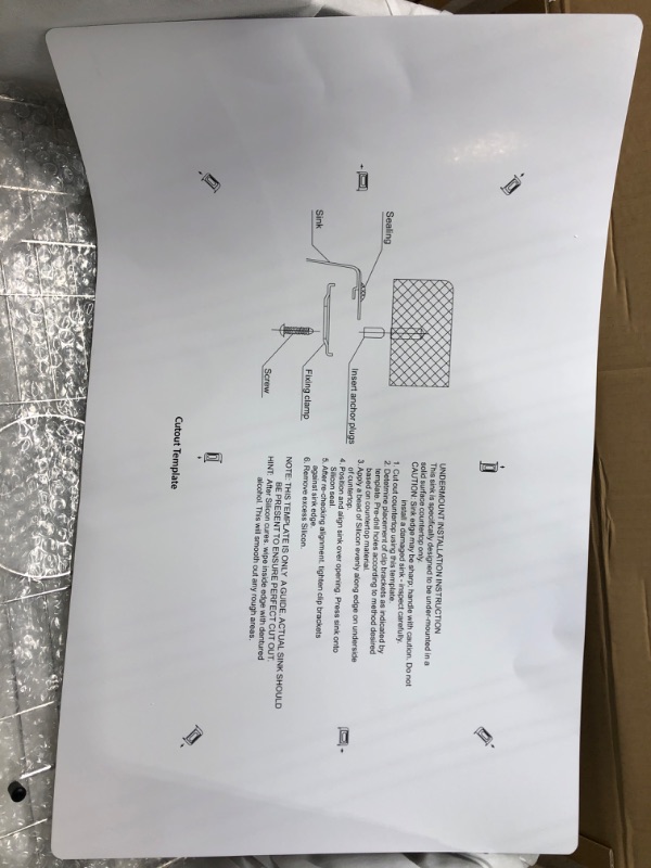 Photo 4 of 27" Undermount Sink - Lordear 27 inch Kitchen Sink Undermount Deep Single Bowl 16 Gauge R10 Tight Radius Stainless Steel Undermount Kitchen Sink Basin 27" Stainless Steel