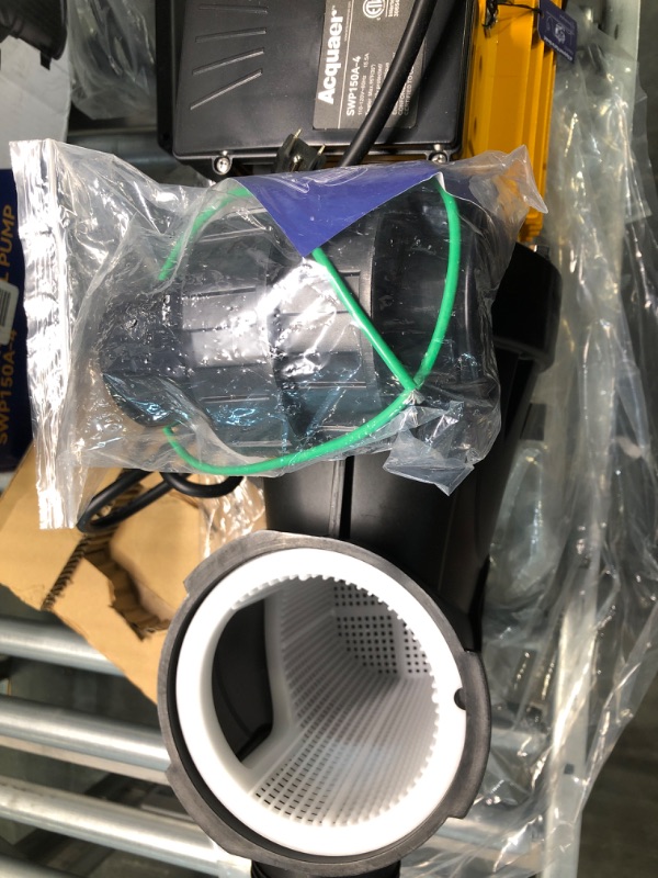 Photo 1 of Acquaer 1.5 HP Pool Pump, 6950 GPH Above Ground Inground Swimming Pool Pump, 115V High Flow Single Speed Self Priming Pool Pump with Strainer Basket 1.5HP