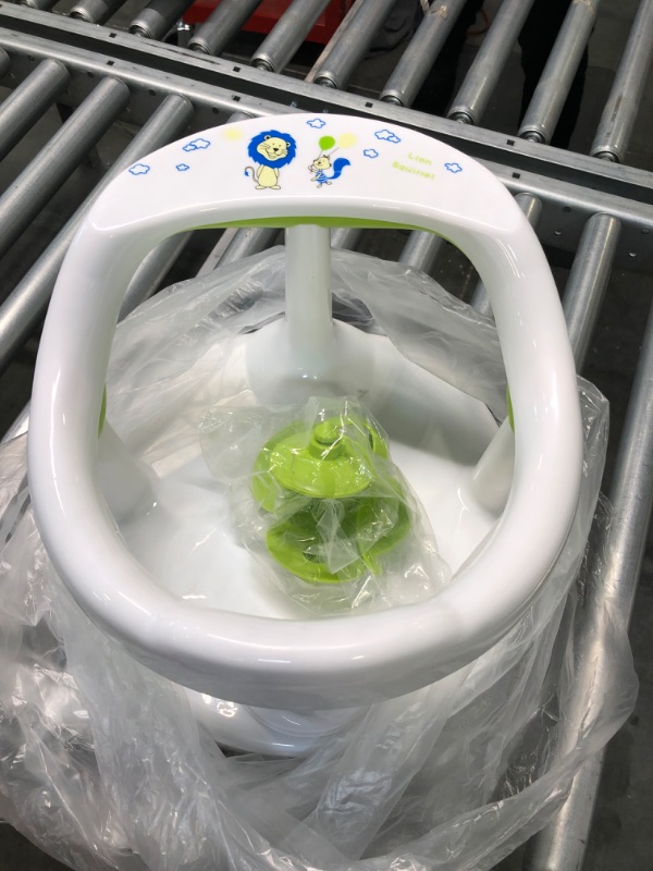 Photo 1 of Newborn Infant Baby Bath Seat, Non-Slip Infants Baby Bath Chair for Bathtub, Cute Shape Baby Shower Chairs for Tub Sitting up, Surround Bathroom Seats for Baby 6-18 Months (Pure White)