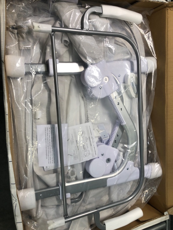 Photo 1 of Baby Delight Beside Me Dreamer Bassinet, Bedside Sleeper, 6-Position Height Adjustment, Driftwood Grey