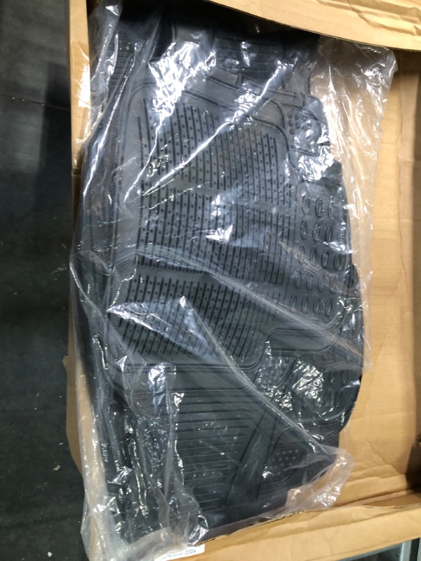 Photo 1 of SMARTLINER All Weather Custom Fit Floor Mats 3 Row Liner Set Black Compatible with 2020-2023 Hyundai Palisade Fits Bench and Bucket Seats