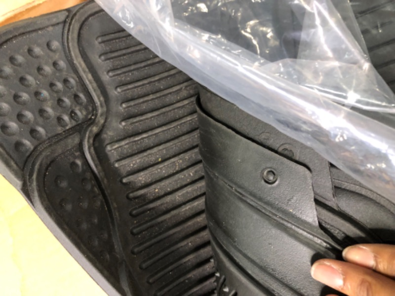 Photo 1 of SMARTLINER All Weather Custom Fit Floor Mats 3 Row Liner Set Black Compatible with 2020-2023 Hyundai Palisade Fits Bench and Bucket Seats