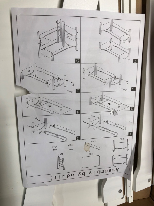 Photo 1 of Bunk Bed for Twin Dolls fits 18 Inch Dolls