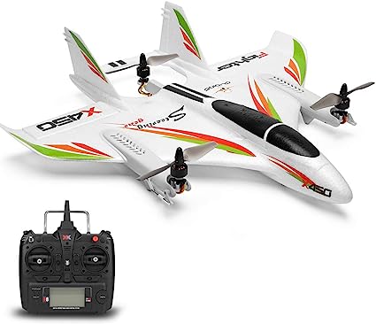 Photo 1 of GoolRC WLtoys XK X450 RC Airplane, 2.4G 6CH RC Glider Fixed Wing Aircraft, 3 Flight Models Brushless RC Helicopters Vertical Takeoff Landing RTF for Adult