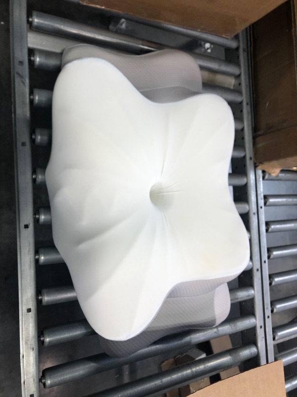 Photo 1 of YADI Sleeper Pillow - Contour Memory Foam Luxury Pillow for Back, Side Sleepers-Maximum Neck Support with Shoulder Wings for Less Painful Pressure on Shoulder and arms for restful, Better Sleep