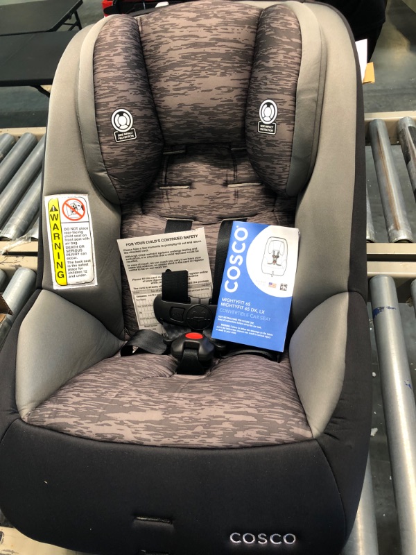 Photo 3 of Cosco Mighty Fit 65 DX Convertible Car Seat (Heather Onyx Gray)