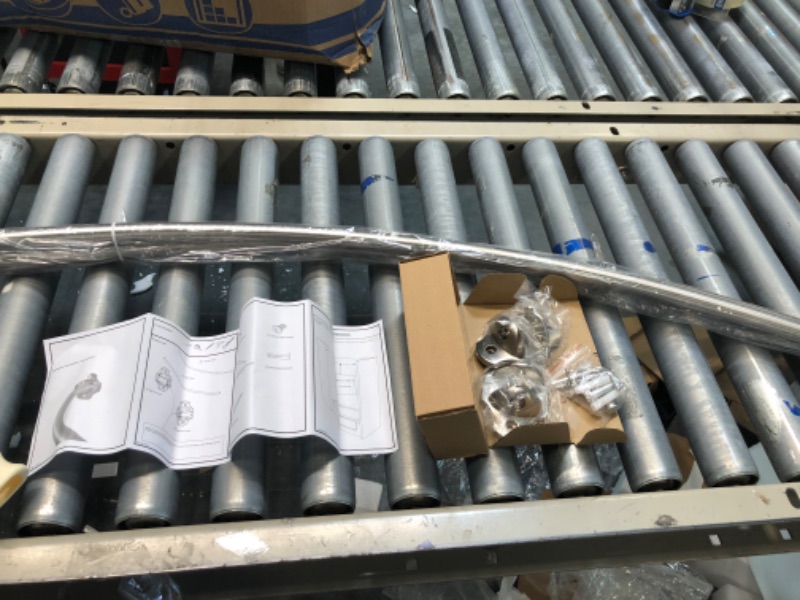 Photo 1 of  Basics Extendable Curved Shower Rod