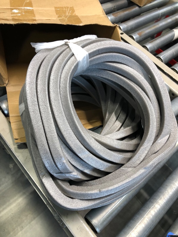 Photo 3 of 65 ft Backer Rod for Gaps and Joints, Foam Caulk Saver, Square Shape Rope Caulk, Flexible Cuttable Backer Strip for Concrete Caulking Filler (5/8 Inch)